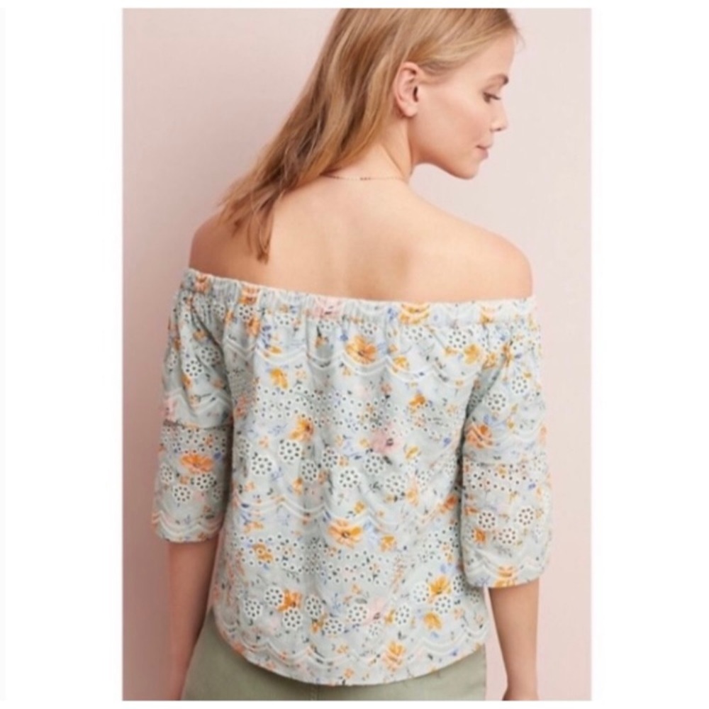 Anthropologie Laia Ashtabula Off The Shoulder Top - Picture 8 of 9